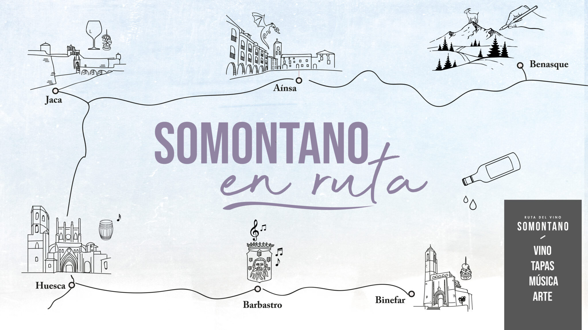Ruta del Vino del Somontano en Jaca