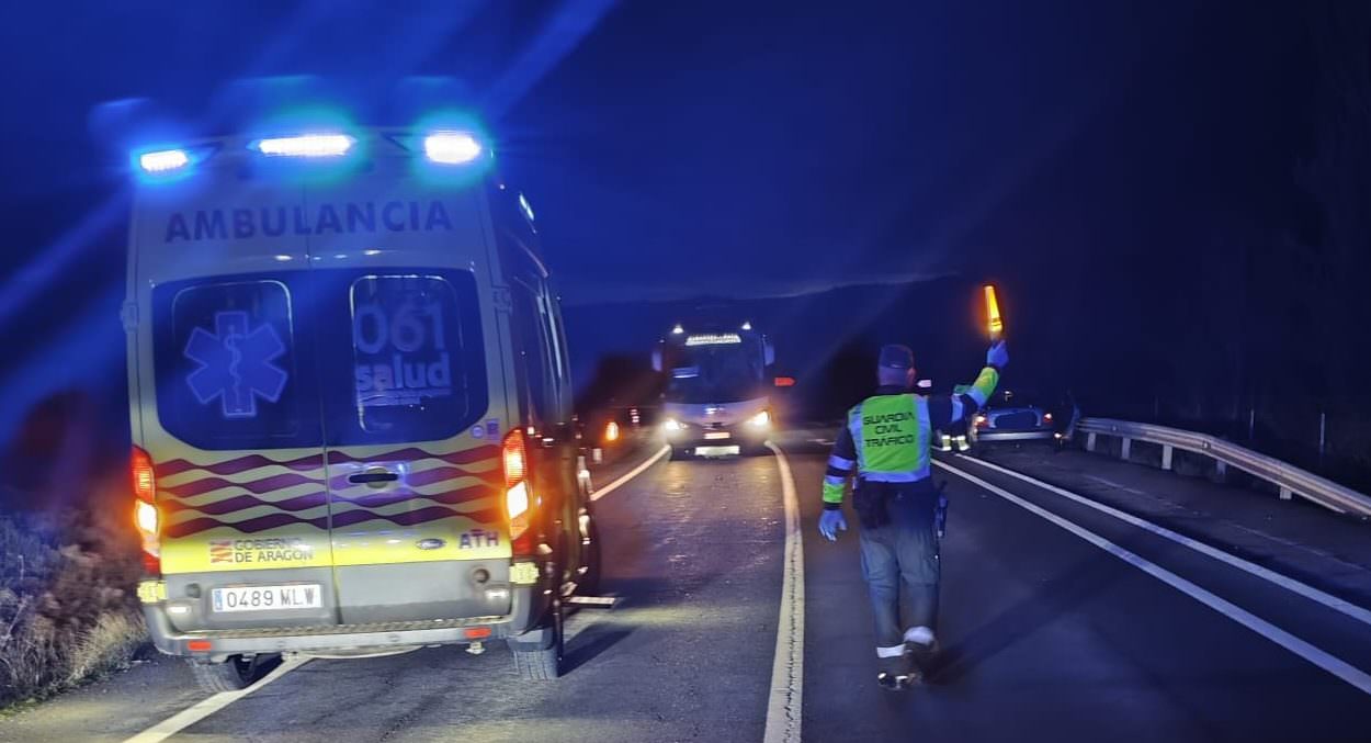 Fallece atropellado un peatón que cruzaba la N-330 en Sabiñánigo